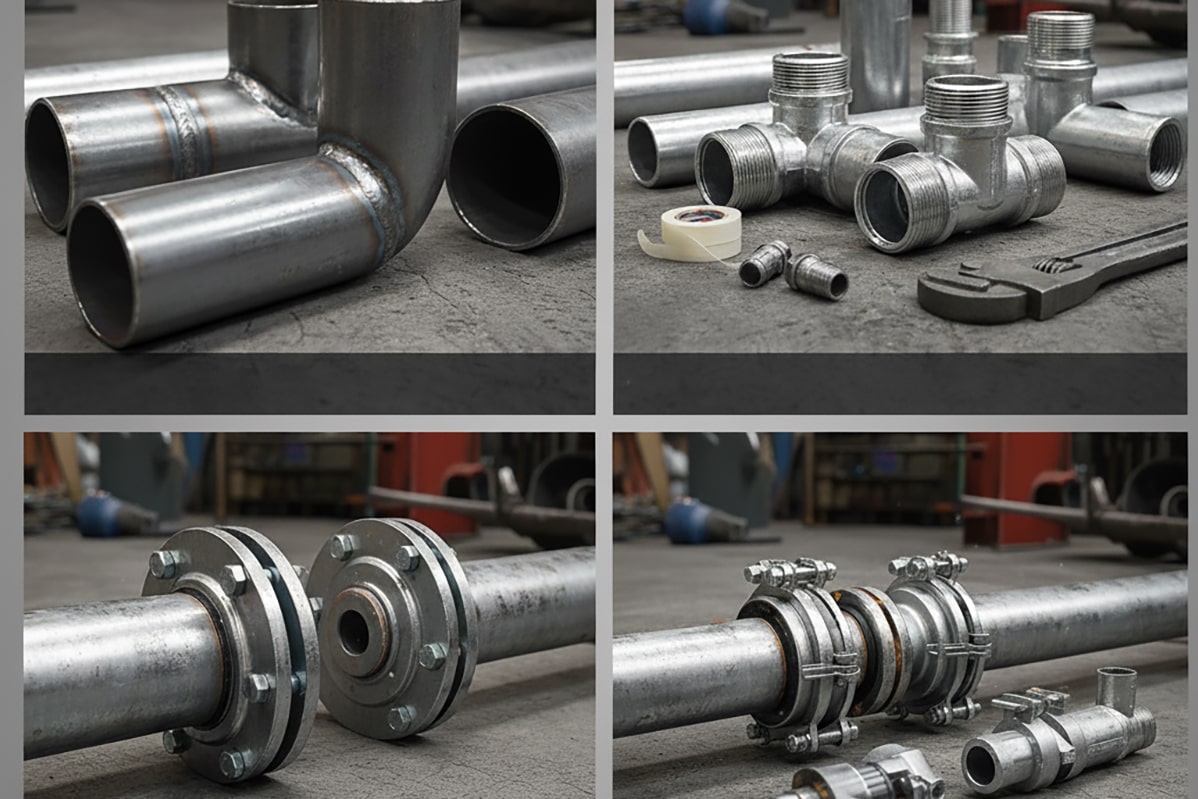 مقایسه کامل اتصالات صنعتی